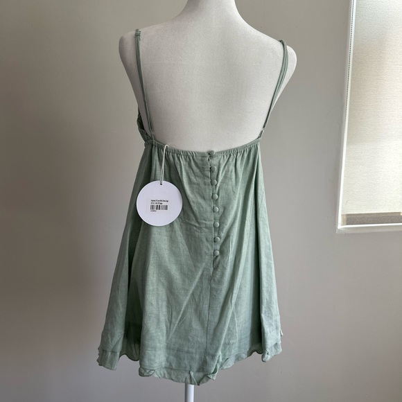 Princess Polly empress of love mini dress sage - Picture 3 of 6